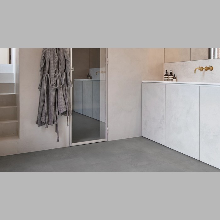 polished concrete 95 essentails tile 50 LVT 1695 Coretec PVC tegels €63.95 per m2